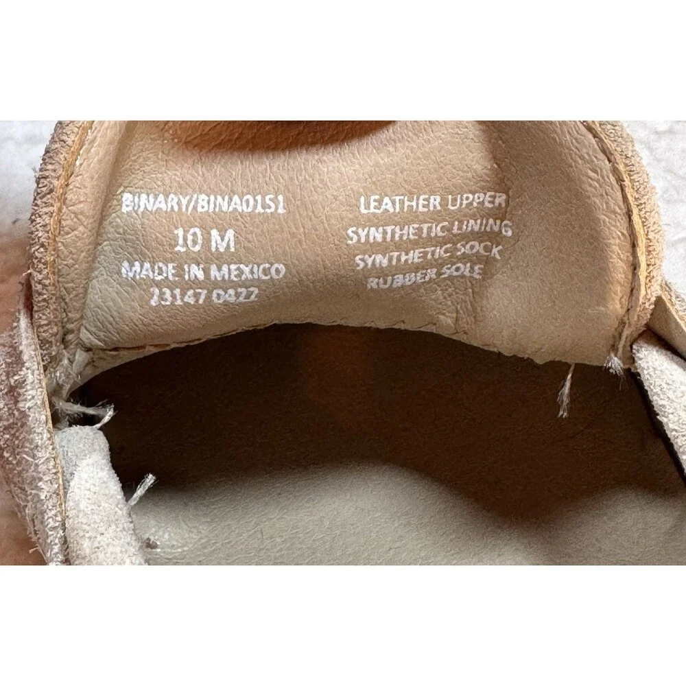 Steve Madden Binary Size 10 Tan Suede Platform Penny Loafers Y2K‎ Chunky
